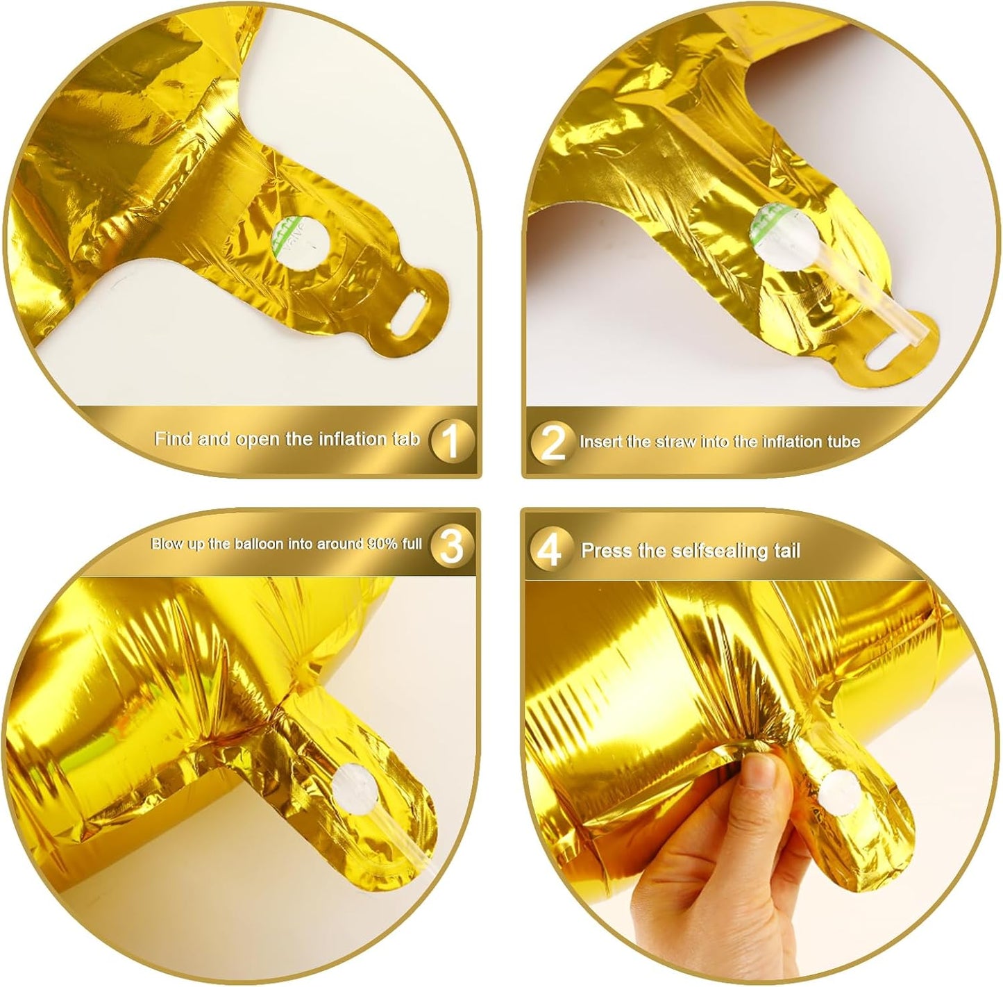 Gold Mylar Number 70 Balloon 40 inch, Number 70 Birthday Balloon, Gold Foil 70 Balloon for 70 Birthday Party, Anniversary Celebration Number Balloons Decorations