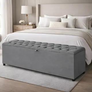 Storage bench, Osman bench gray