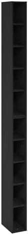Furinno Fulda Book Shelf, 10-Tier Bookshelf, Space Saving Storage Shelf Bookcase - Image 6