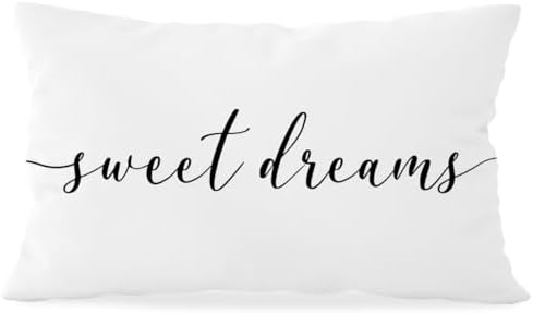 HONLUNG Sweet Dreams Throw Pillow Covers, Bed Decorative Pillows Covers by HONLUNG