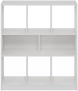 Furinno DALY Book Shelf, 8-Cube Bookshelf, Horizontal Cube Storage Organizer - Image 6