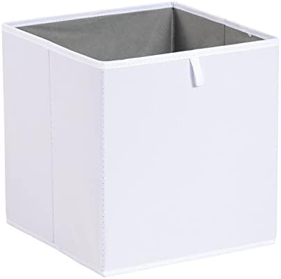 Amazon Basics Collapsible Cube Storage Organizer Bins, Closet Organizer Baskets - Image 3