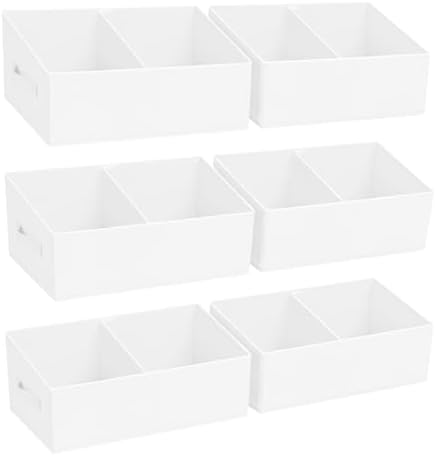DIMJ Large Closet Shelf Organizer Bins 6 Packs by DiMJ