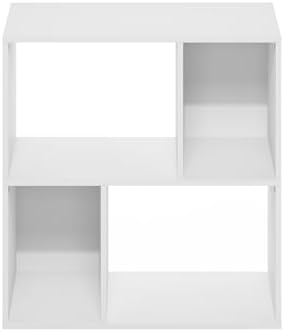 Furinno DALY Book Shelf, 4-Cube Bookshelf, Cube Storage Organizer Bookcase - Image 6