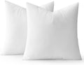 MIULEE 24x24 Pillow Inserts Set of 2, Square Decorative Throw Pillows by MIULEE