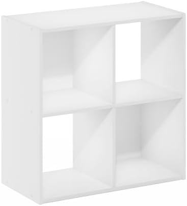 Furinno PELLI Book Shelf, 4-Cube Bookshelf - Image 6