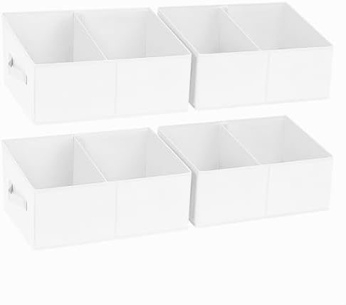 DIMJ Large Closet Shelf Organizer Bins 4 Packs by DiMJ