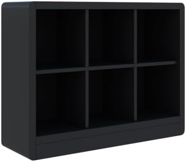 Low Cube Bookcase, 6-Cube Storage Organizer Shelf by OSCHF