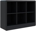 Low Cube Bookcase, 6-Cube Storage Organizer Shelf by OSCHF
