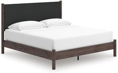 Signature Design by Ashley King Upholstered Platform Bed Frame by Unknown