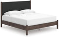 Signature Design by Ashley King Upholstered Platform Bed Frame by Unknown