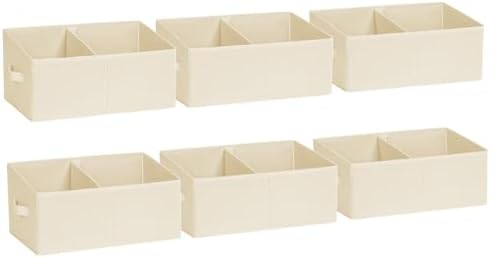 DIMJ Closet Storage Bins, 6 Pack Storage Baskets by DiMJ