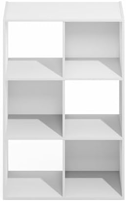 Furinno PELLI Book Shelf, 3x2 Bookshelf, Cube Storage Organizer Cabinet - Image 6