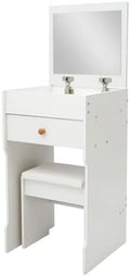 Compact 3 in 1 Makeup Vanity Table, Small Space Saving Vanity Desk by Unknown