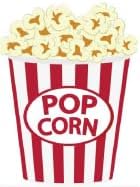 Popcorn Pinatas Bundle with a Blindfold and a Bat(16.5 x 12 x 3.5 Inches), Perfect for kid's Birthday Parties, Mexican Theme Parties, Decorations