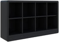 Low Cube Bookcase, 8-Cube Storage Organizer Shelf by OSCHF
