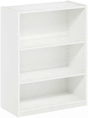 Furinno GEHRY Book Shelf, 3-Tier Small Bookshelf, Bookcase - Image 5