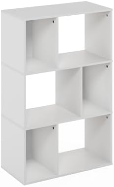 Furinno DALY Book Shelf, 6-Cube Bookshelf, Cube Storage Organizer Bookcase - Image 5