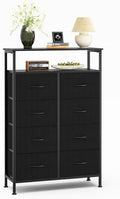 DUMOS Tall 8 Drawer Dresser for Bedroom, Storage Chest of Drawers Cabinet by DumosLifestyle