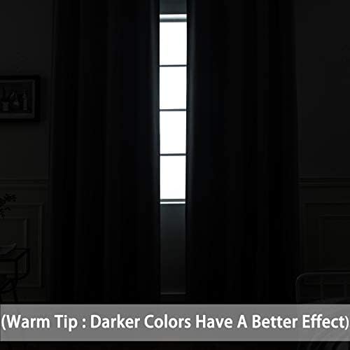 Yakamok Blackout Ombre Black and Red Curtains - Image 8