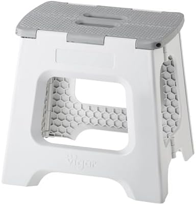 Vigar Compact Foldable Step Stool, 12-1/2-Inch by VIGAR