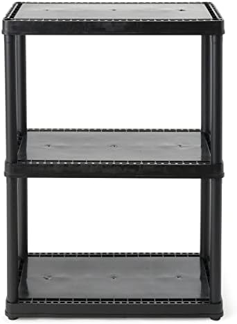 Gracious Living 33 Inch Heavy Duty 3-Shelf Light Duty Storage Shelf, Easy - Image 5