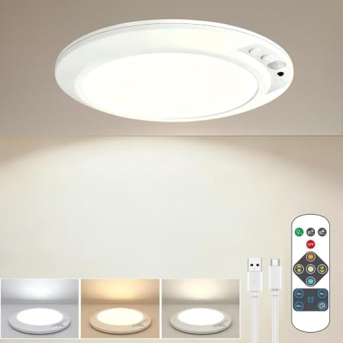 Rechargeable Motion Sensor Ceiling Light by Unknown