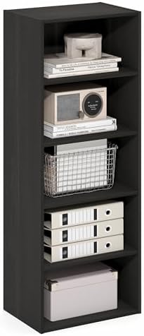 Furinno Basic Book Shelf, 5-Tier Bookshelf, Storage Organizer Bookcase by Furinno-FitsYourSpaceFitsYourBudget