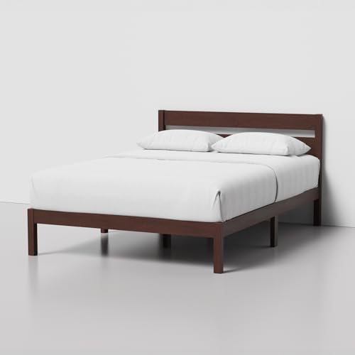 Classic Wood Platform Bed Frame - Image 4