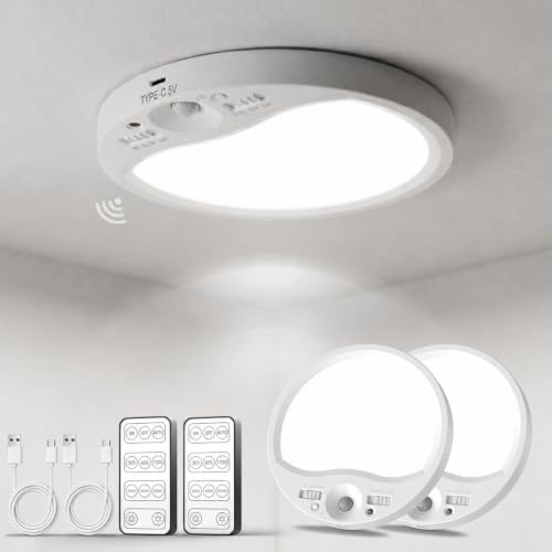 TANBABY Motion Sensor Rechargeable Ceiling Light Indoor by TANBABY