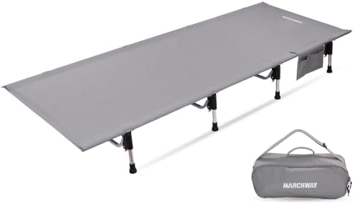 MARCHWAY Lightweight Folding Camping Cot Bed by MARCHWAY