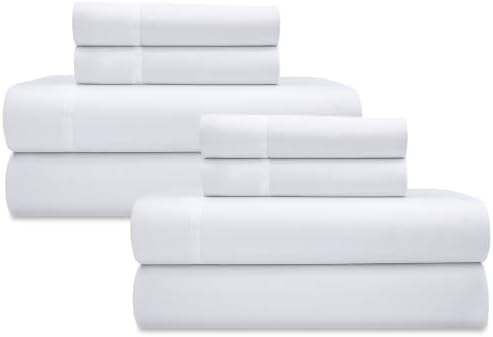 California Design Den 2 Pack 100% Organic Cotton Percale Sheets King by CaliforniaDesignDen
