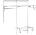 2-4 Ft. White Custom Insert Wire Closet Organizer System Kit by PROWORX
