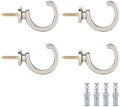 DeSS 4Pack Curtain Holdbacks Curtain Tiebacks Hooks Wall Mounted Curtain Hooks by DeSS