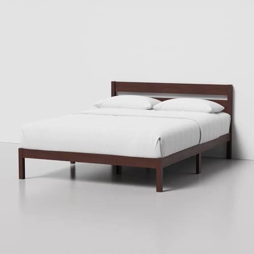 Classic Wood Platform Bed Frame - Image 4