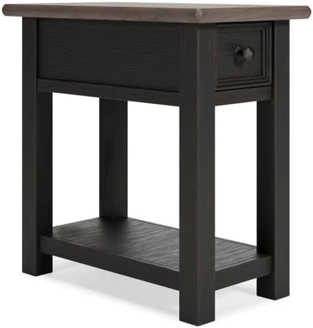 Signature Design by Ashley Narrow Chairside End Table by Unknown