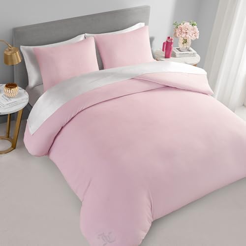 Juicy Couture Marshmallow Pink Velour Twin/Twin XL Comforter Set - Image 3