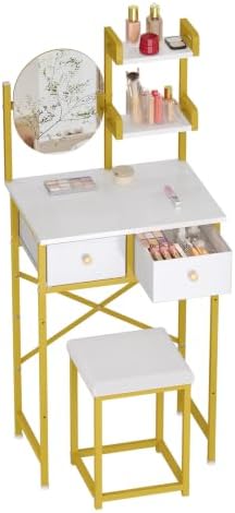 X-cosrack 19.7" W Small Vanity Desk Set by X-cosrack