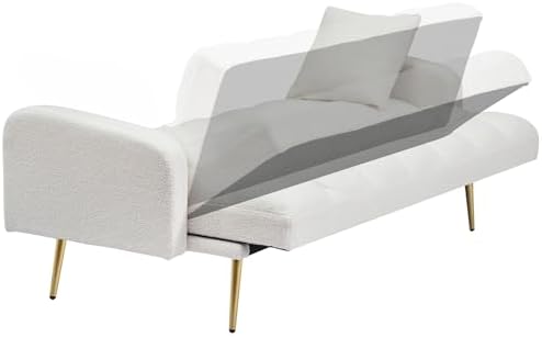 Teddy Convertible Futon Couch Bed - Image 6