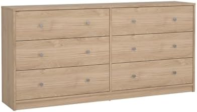 6 Drawer Double Dresser by Tvilum