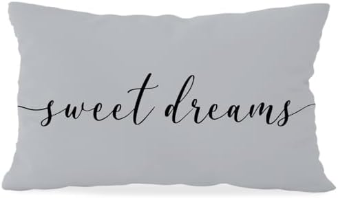 HONLUNG Sweet Dreams Throw Pillow Covers, Bed Decorative Pillows Covers by HONLUNG