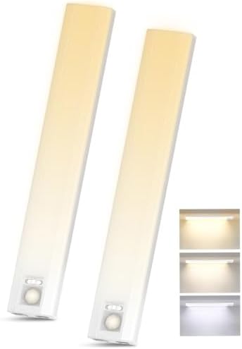 2-Pack 10 inch LED Rechargeable Under Cabinet Lights Motion Sensor by Unknown