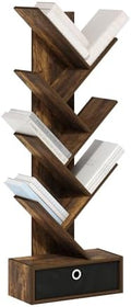 Furinno Tree Book Shelf, 7-Tier Bookshelf, Tree Bookcase by Furinno-FitsYourSpaceFitsYourBudget