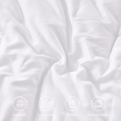 Andency Double Layer Ruffle Oversized Queen Comforter Set, 3 Pieces - Image 7