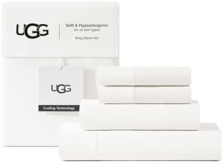 UGG Hedi King Size Sheets Set, Luxury Cooling Sheets by Unknown