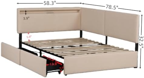 Bellemave Full Corner bedframe - Image 2