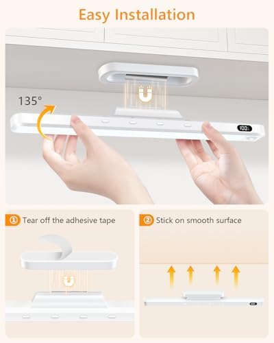 WILLED 5W Motion Sensor Led Light Bar, Eye-Care Rechargeable Closet Light - Image 5