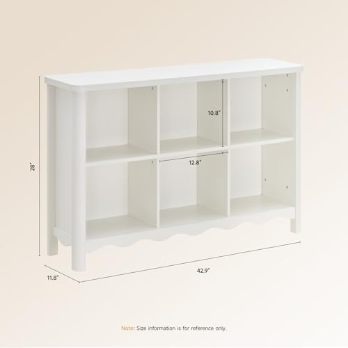 ONBRILL 6 Cube Storage Organizer Shelf, Bookshelf and Toy Storage Organizer - Image 2