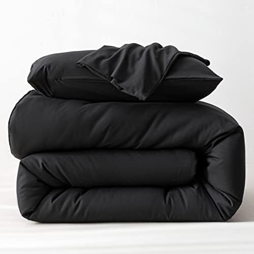 ROSGONIA California King Comforter Set Black, All Season Bedding Soft Bedspread - Image 6