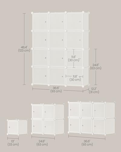 SONGMICS 12 Cube Storage Organizer - Image 2